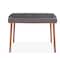 Alaterre Furniture Athens All-Weather Wicker Outdoor 26"H Cocktail Table with Glass Top AWWB04BB - alternate 5